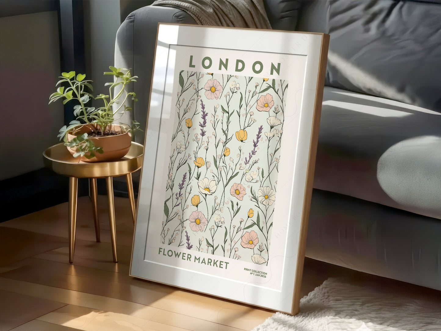 Flower Market London, Floral Wall Art