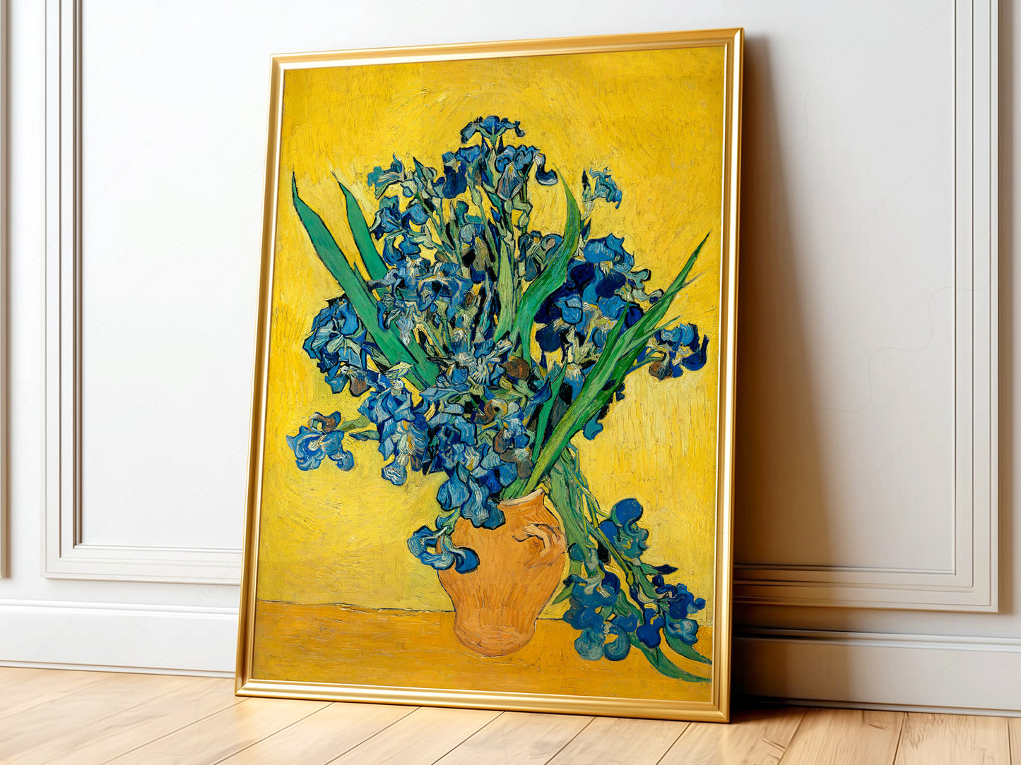 Van Gogh Irises, Irises in a Vase, Floral Wall Art, Van Gogh Flowers