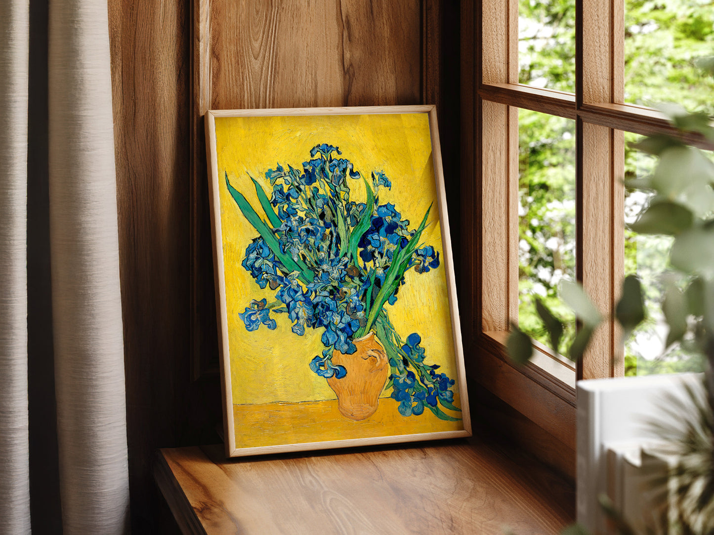 Van Gogh Irises, Irises in a Vase, Floral Wall Art, Van Gogh Flowers
