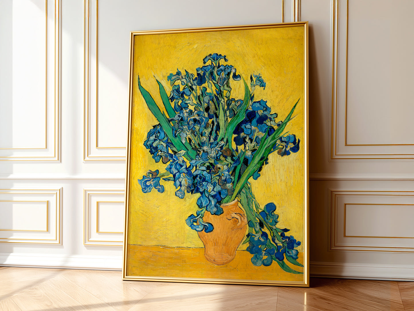 Van Gogh Irises, Irises in a Vase, Floral Wall Art, Van Gogh Flowers