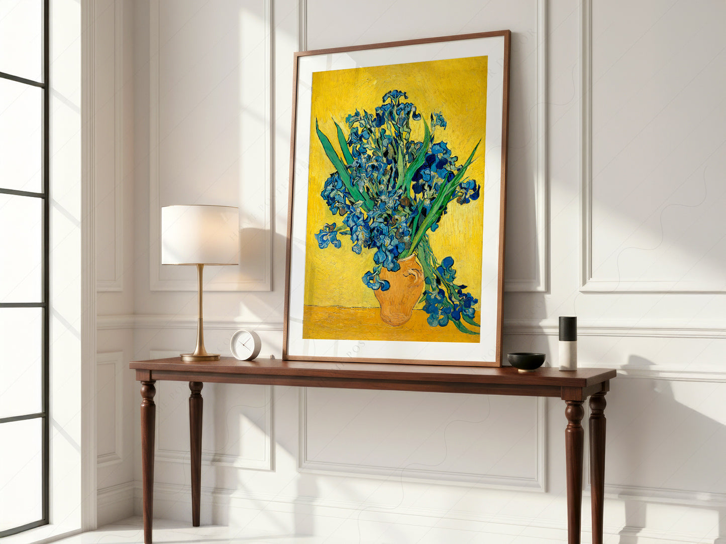 Van Gogh Irises, Irises in a Vase, Floral Wall Art, Van Gogh Flowers
