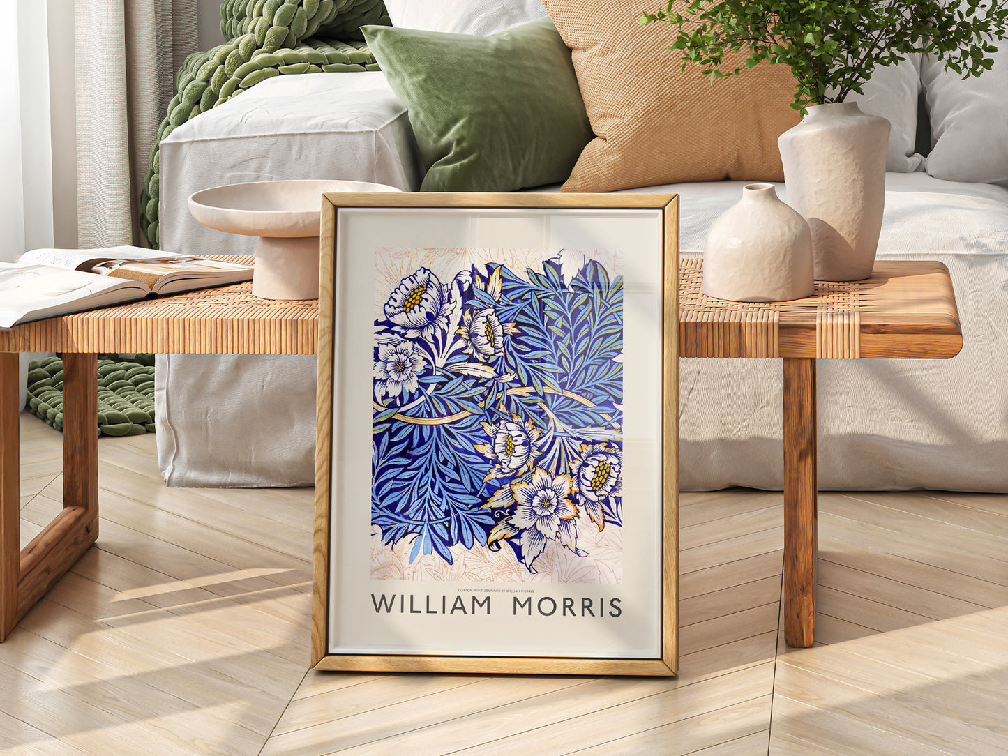 William Morris, Tulip and Willow Indigo Poster