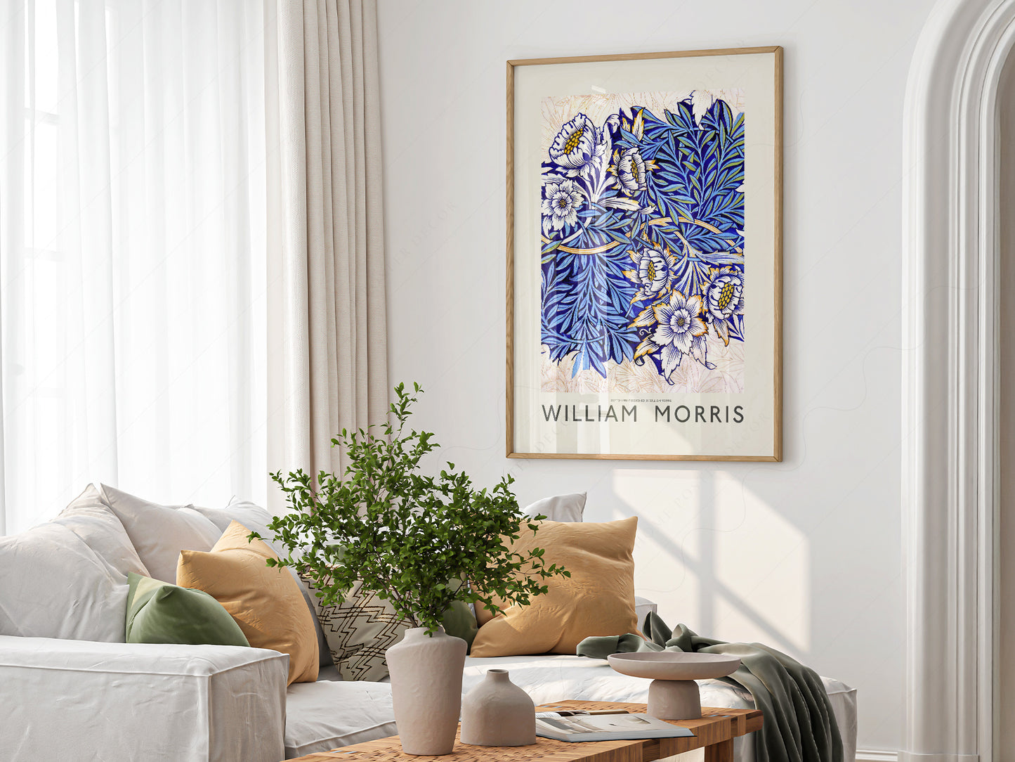 William Morris, Tulip and Willow Indigo Poster