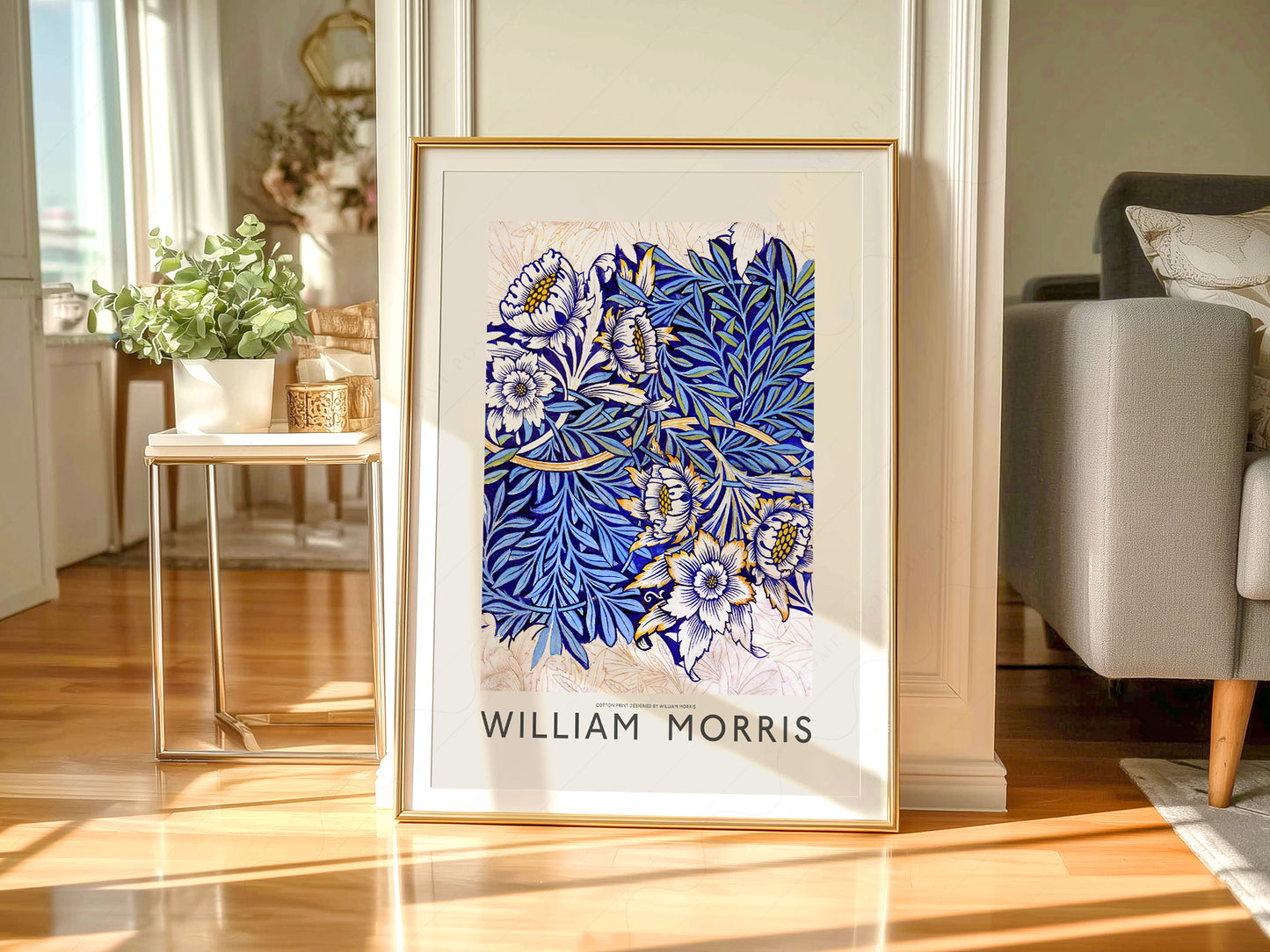William Morris, Tulip and Willow Indigo Poster