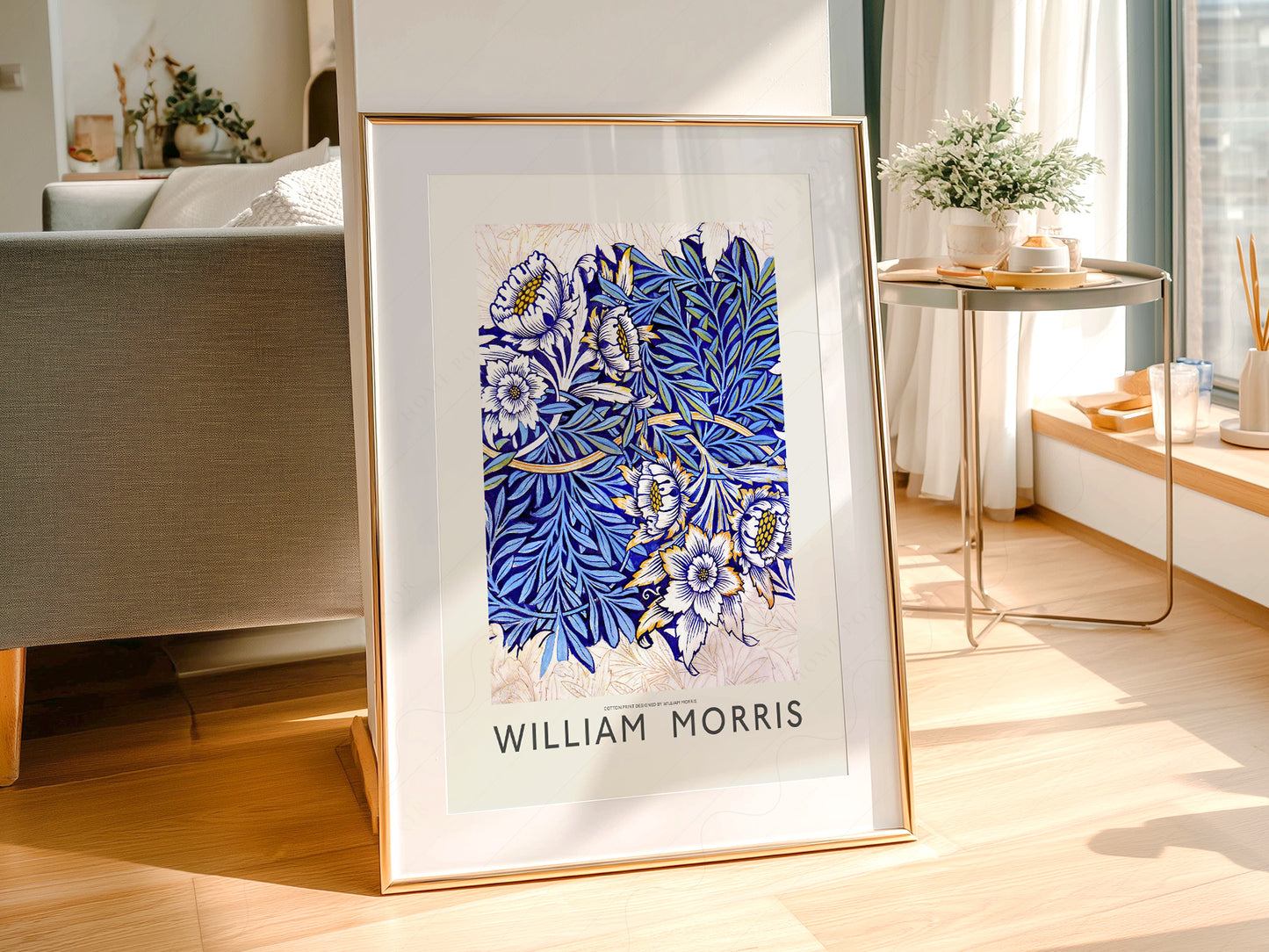 William Morris, Tulip and Willow Indigo Poster