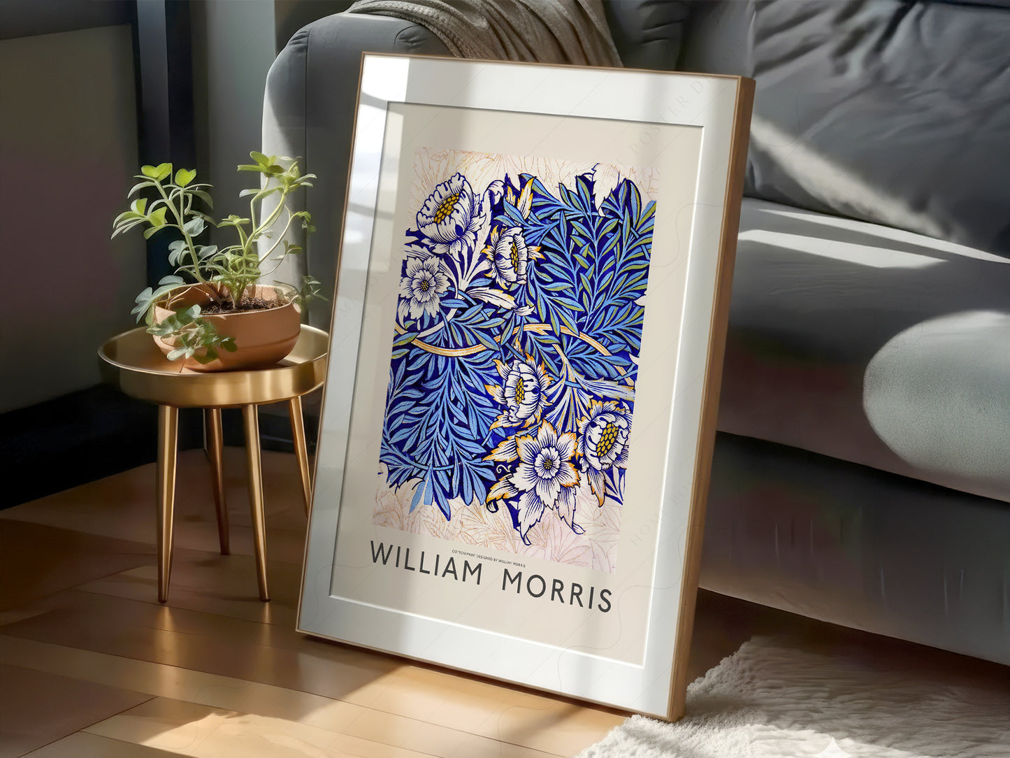 William Morris, Tulip and Willow Indigo Poster