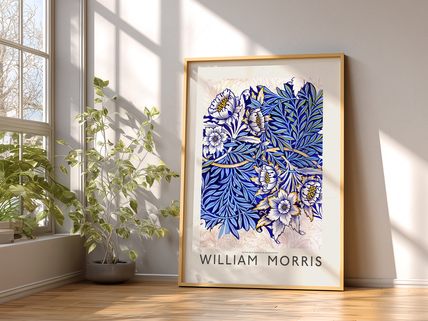 William Morris, Tulip and Willow Indigo Poster