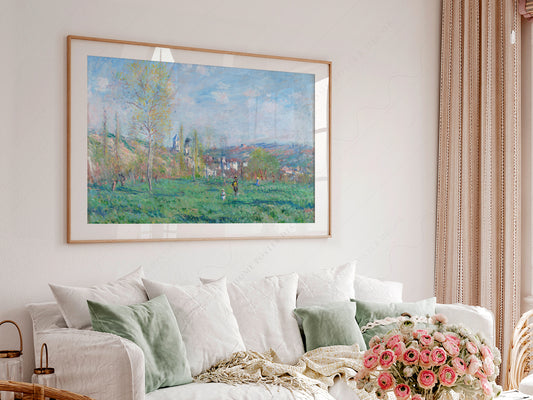 Claude Monet Poster, Spring in Vethuil