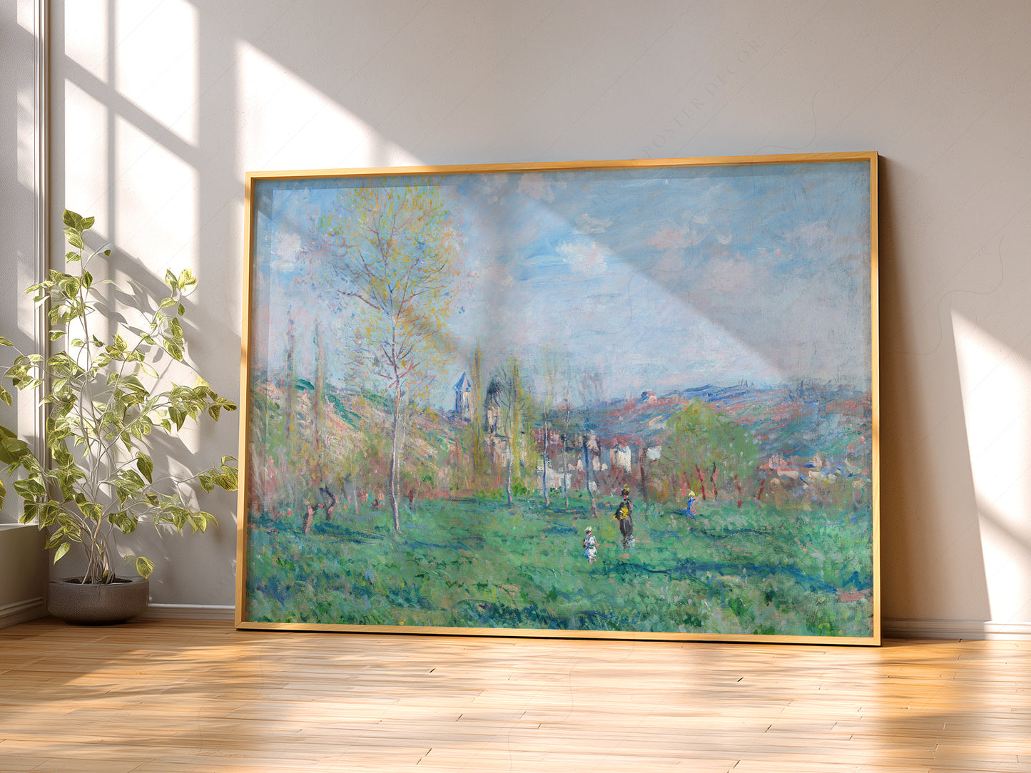 Claude Monet Poster, Spring in Vethuil