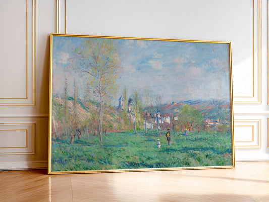 Claude Monet Poster, Spring in Vethuil