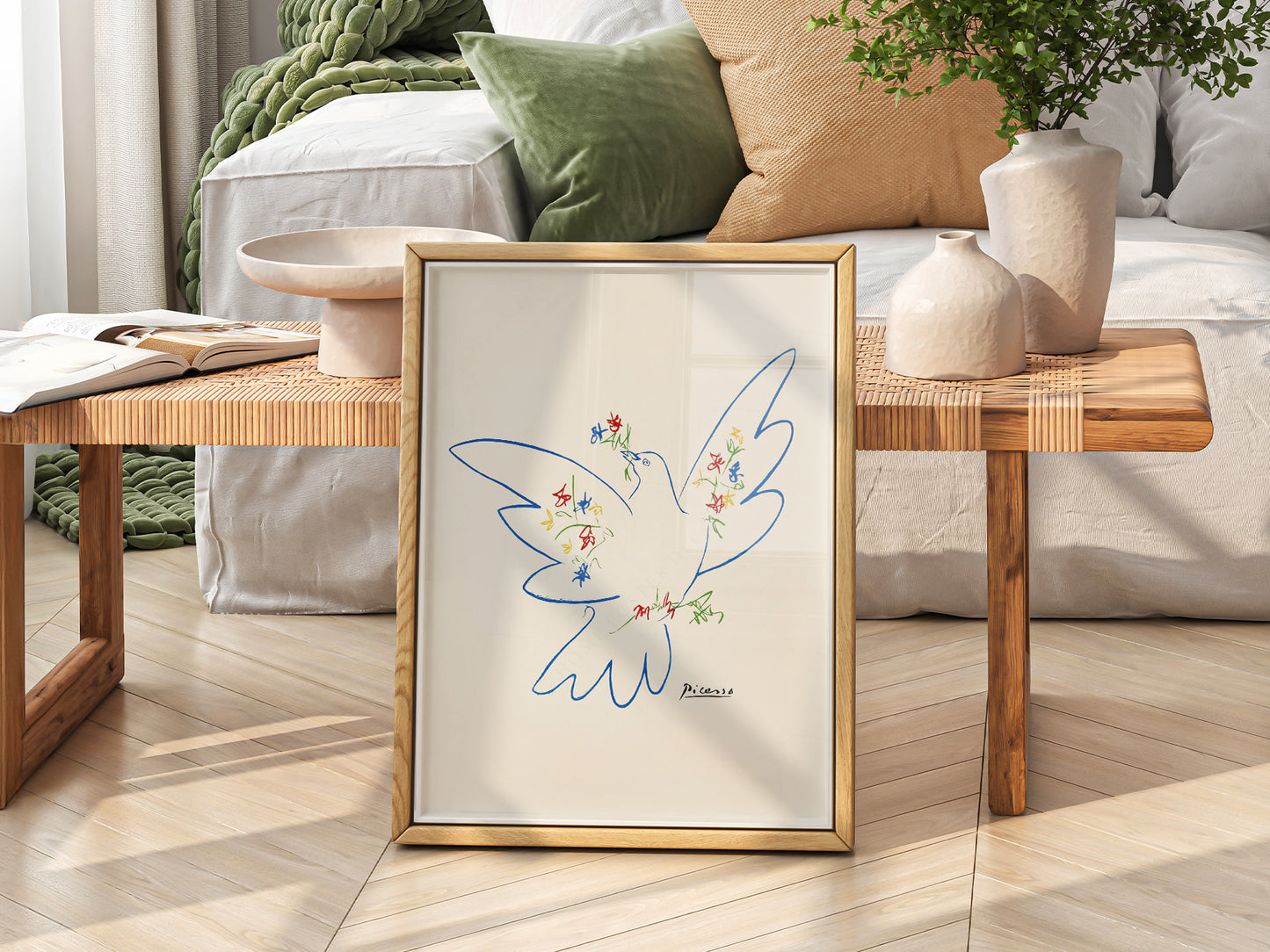 Pablo Picasso, Dove of Peace 1949, Fine Art Print, Pigeon art
