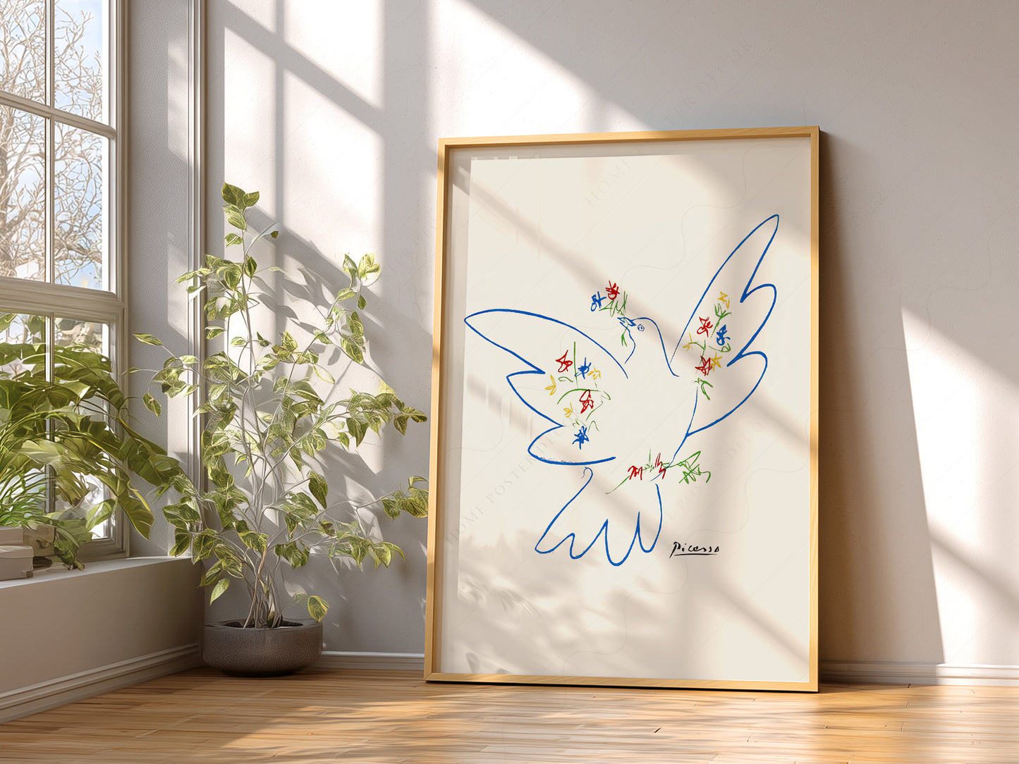 Pablo Picasso, Dove of Peace 1949, Fine Art Print, Pigeon art