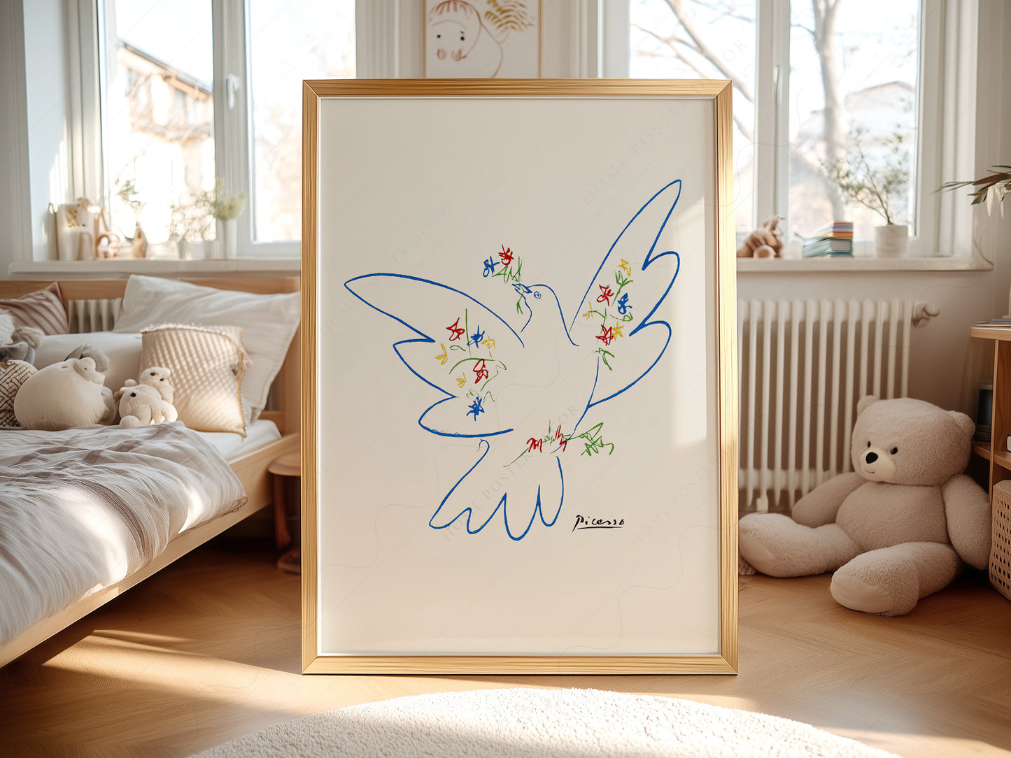 Pablo Picasso, Dove of Peace 1949, Fine Art Print, Pigeon art