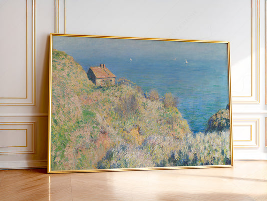 Claude Monet Poster, La maison du pêcheur, Varengeville