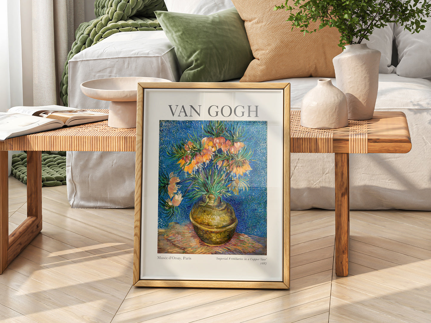Van Gogh Print, Imperial Fritillaries in a Copper Vase