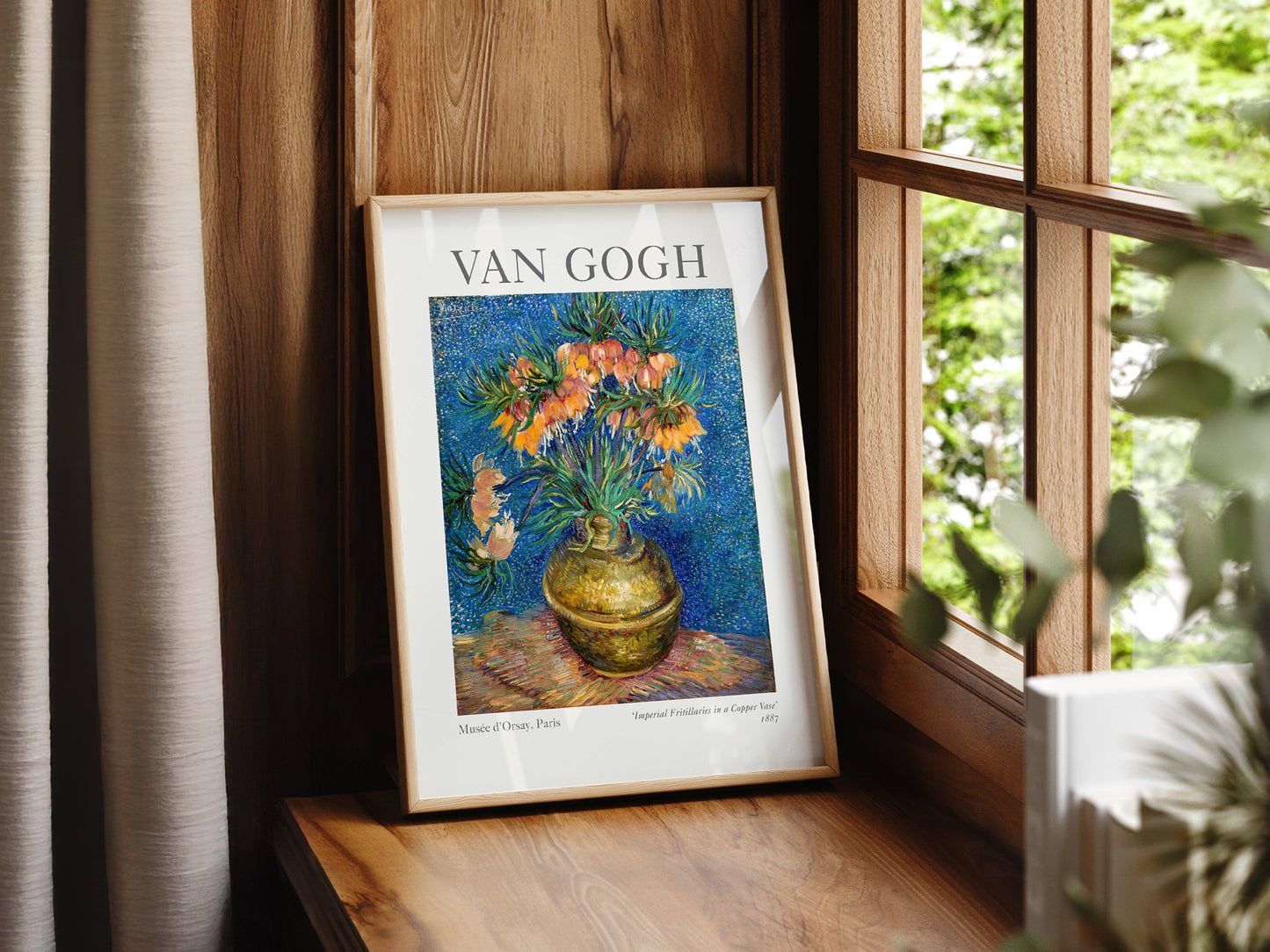 Van Gogh Print, Imperial Fritillaries in a Copper Vase