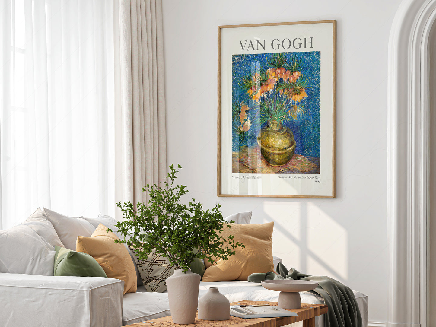 Van Gogh Print, Imperial Fritillaries in a Copper Vase