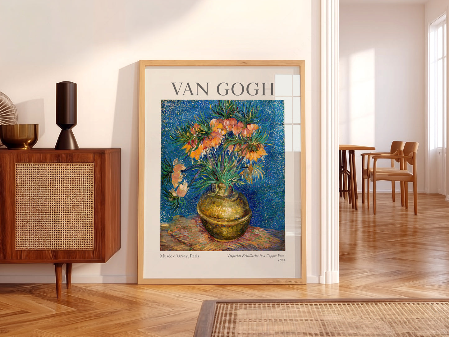 Van Gogh Print, Imperial Fritillaries in a Copper Vase