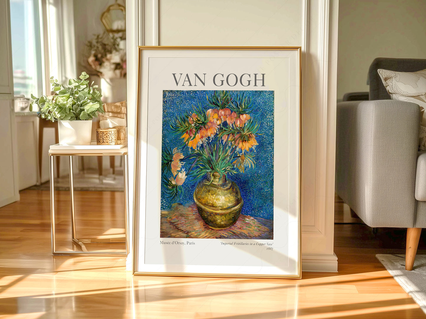 Van Gogh Print, Imperial Fritillaries in a Copper Vase