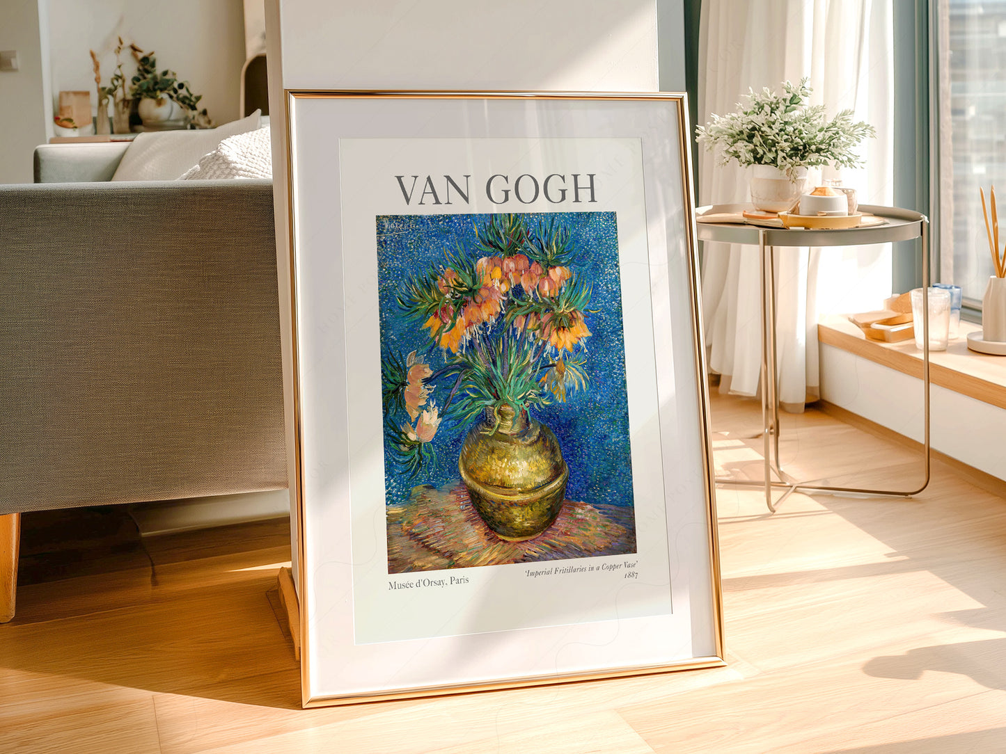 Van Gogh Print, Imperial Fritillaries in a Copper Vase