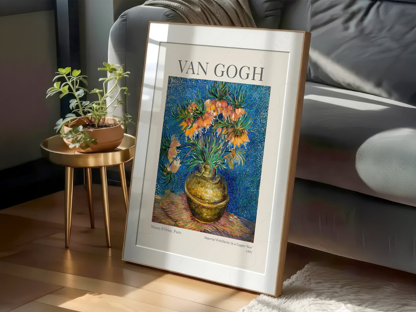 Van Gogh Print, Imperial Fritillaries in a Copper Vase