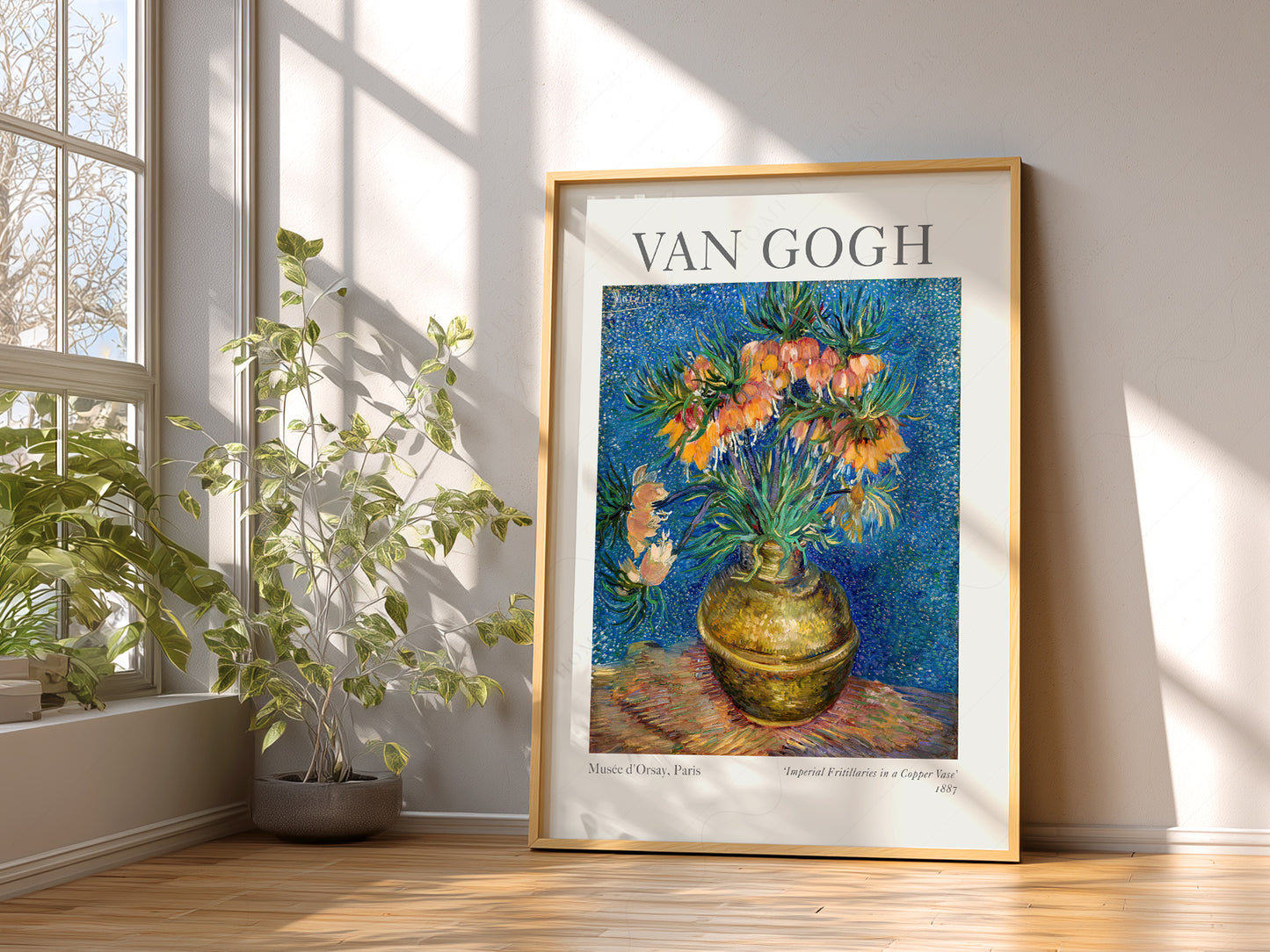 Van Gogh Print, Imperial Fritillaries in a Copper Vase