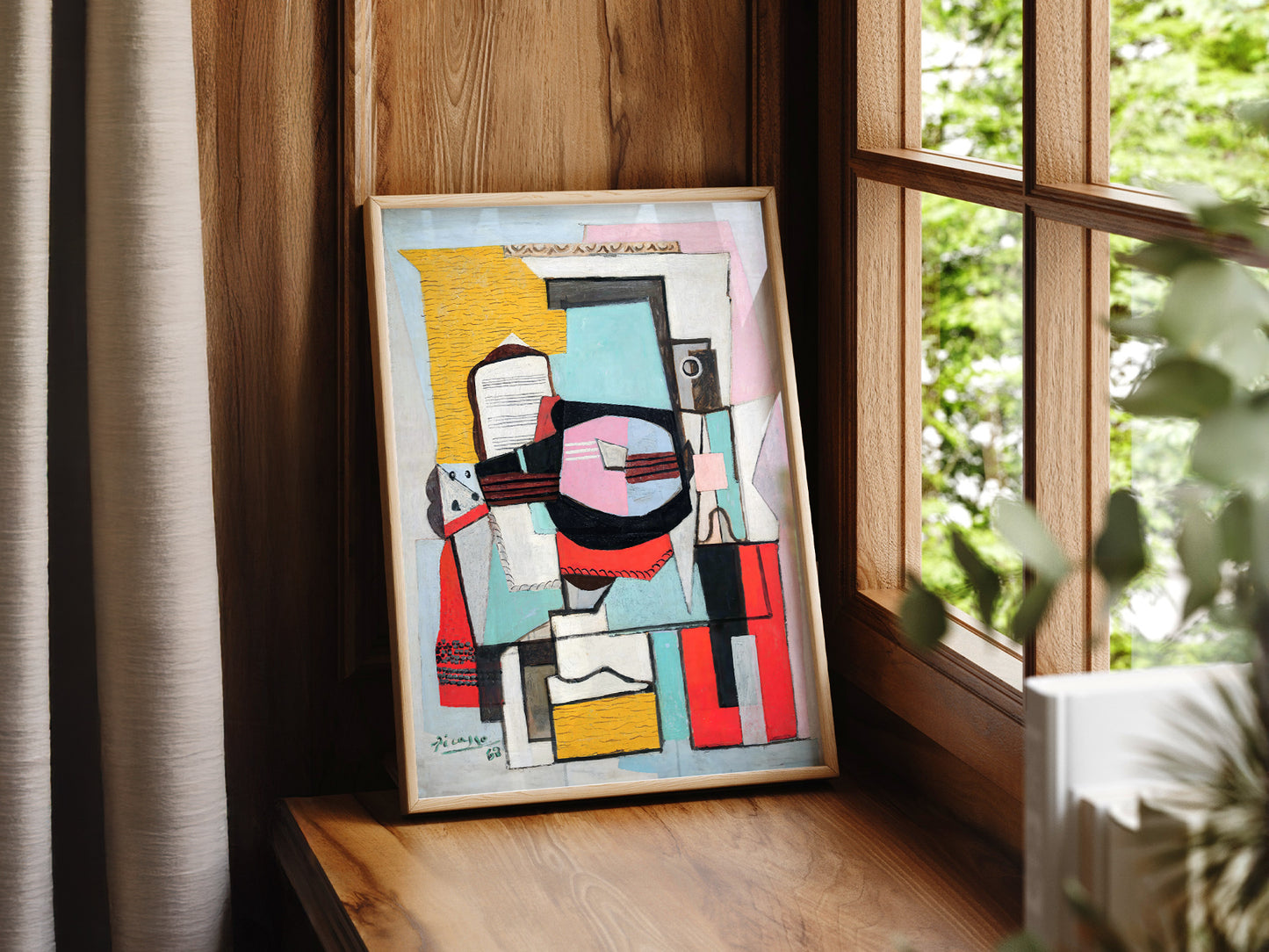 Pablo Picasso, Guitar on a Table, Fine Art Print