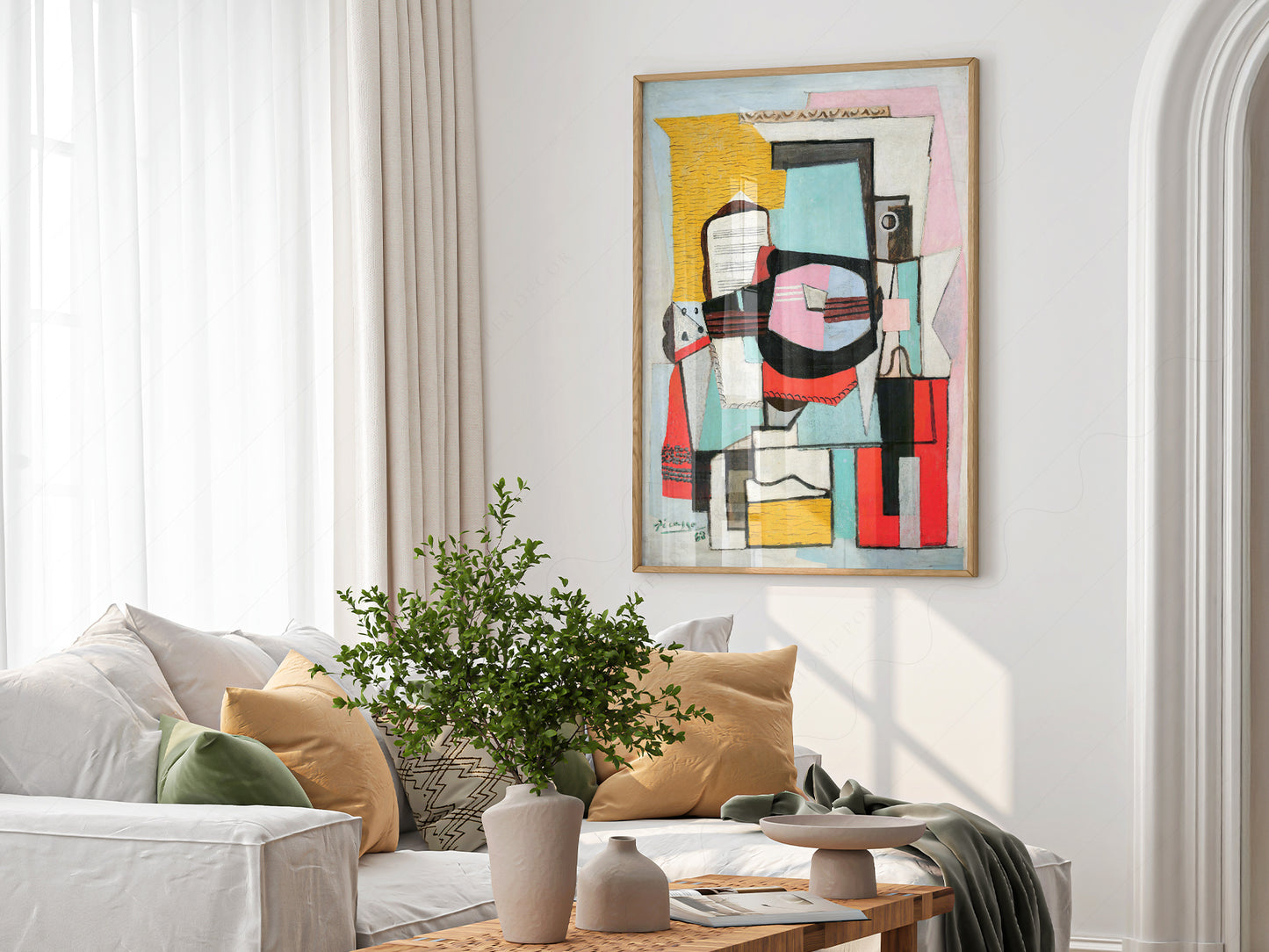 Pablo Picasso, Guitar on a Table, Fine Art Print