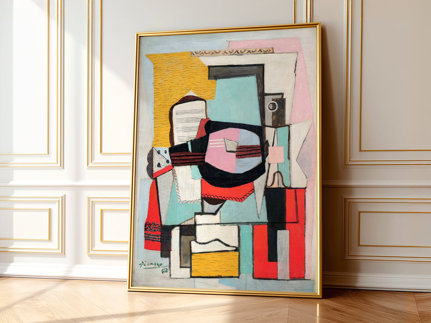 Pablo Picasso, Guitar on a Table, Fine Art Print