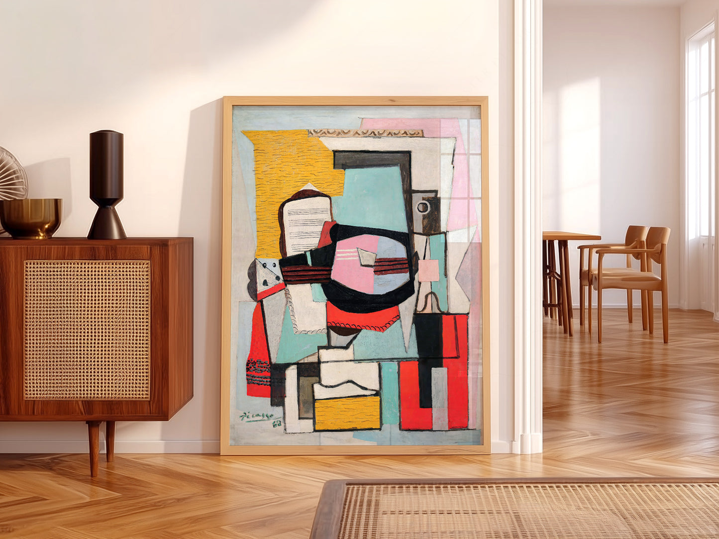 Pablo Picasso, Guitar on a Table, Fine Art Print