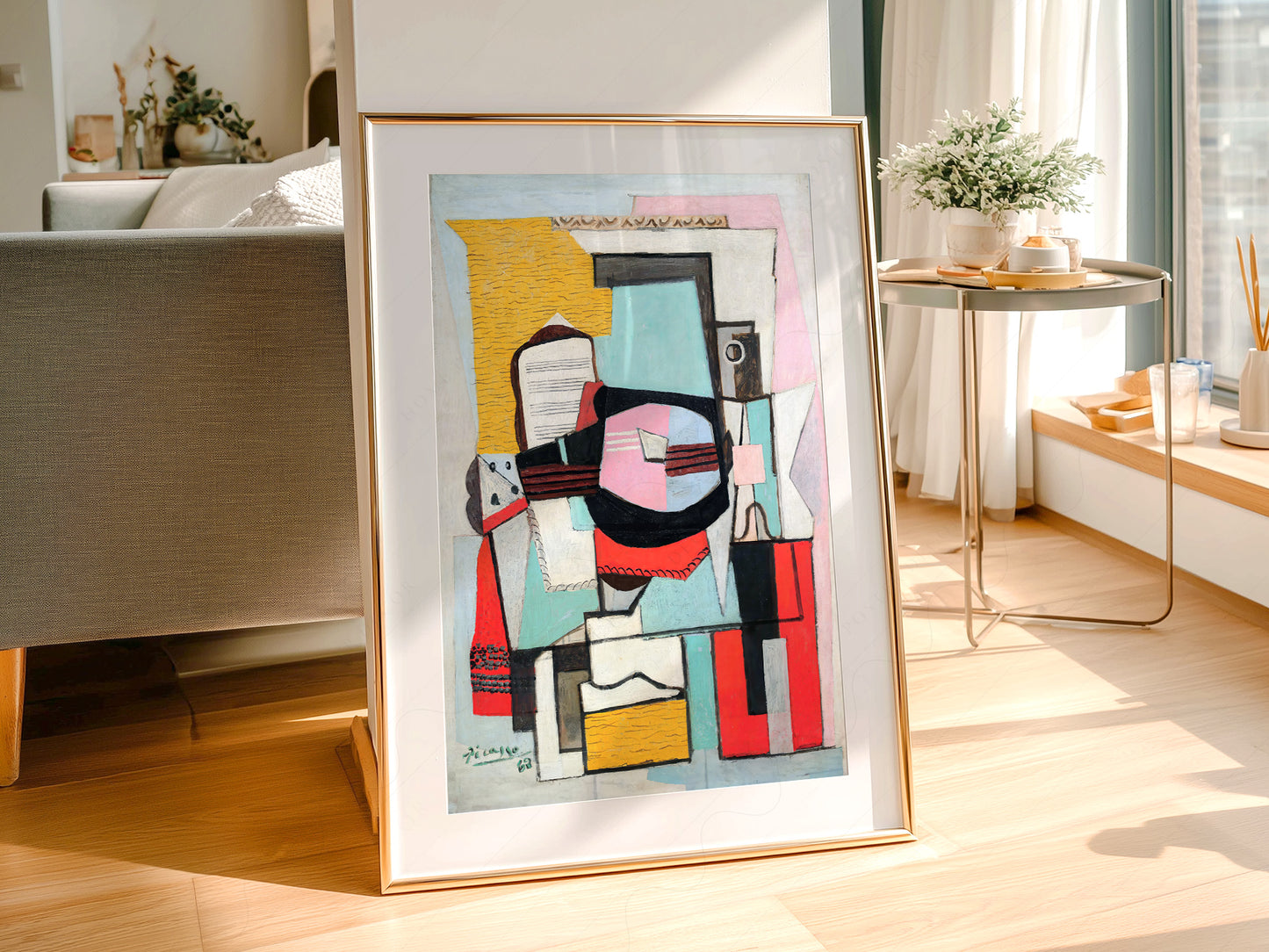 Pablo Picasso, Guitar on a Table, Fine Art Print