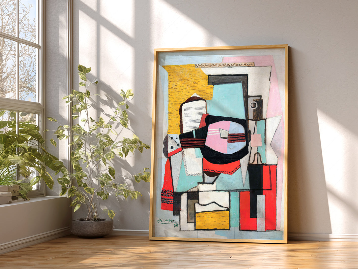 Pablo Picasso, Guitar on a Table, Fine Art Print