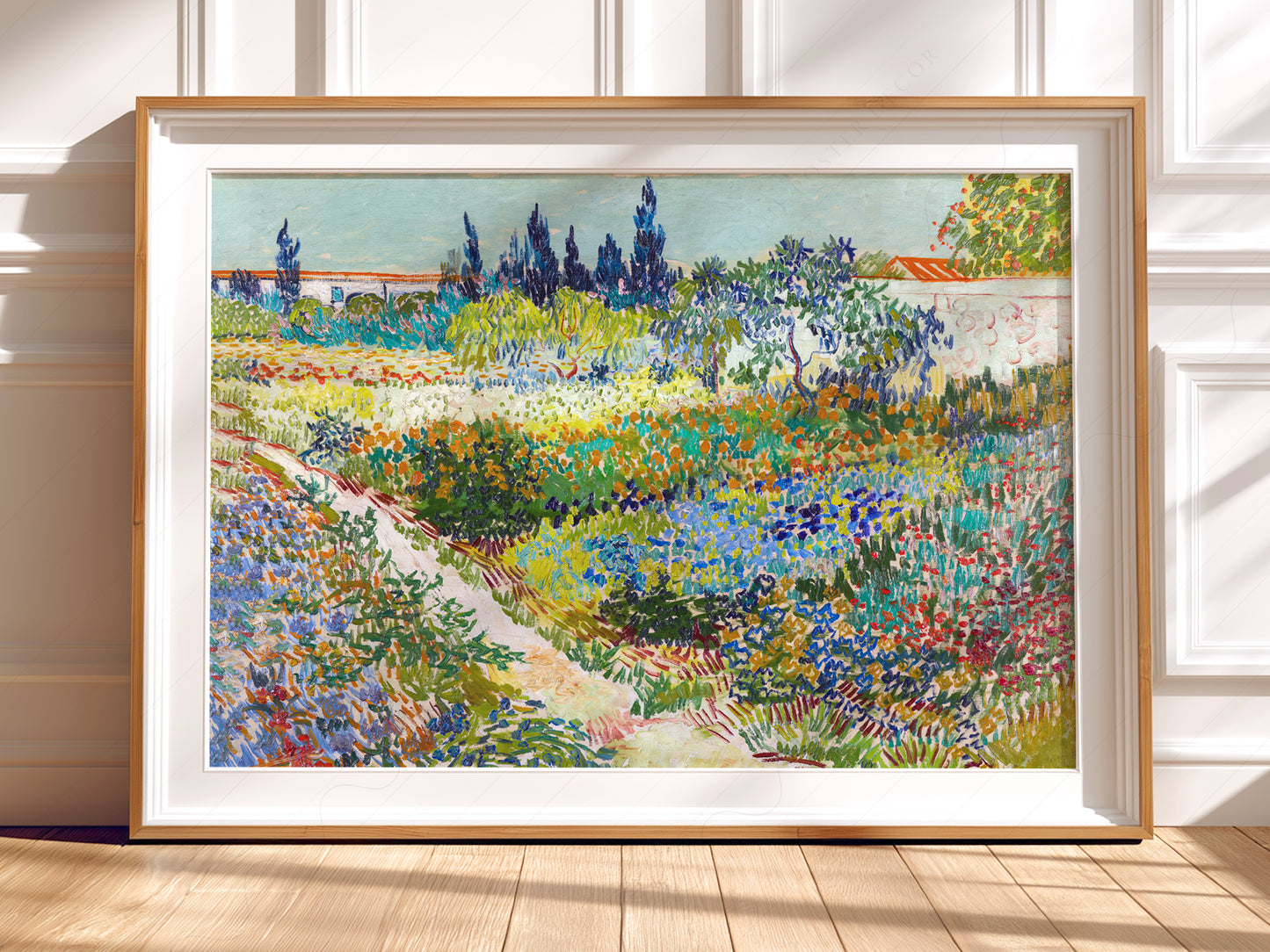 Van Gogh Poster, Garden at Arles, Colourful Garden, Gift Idea