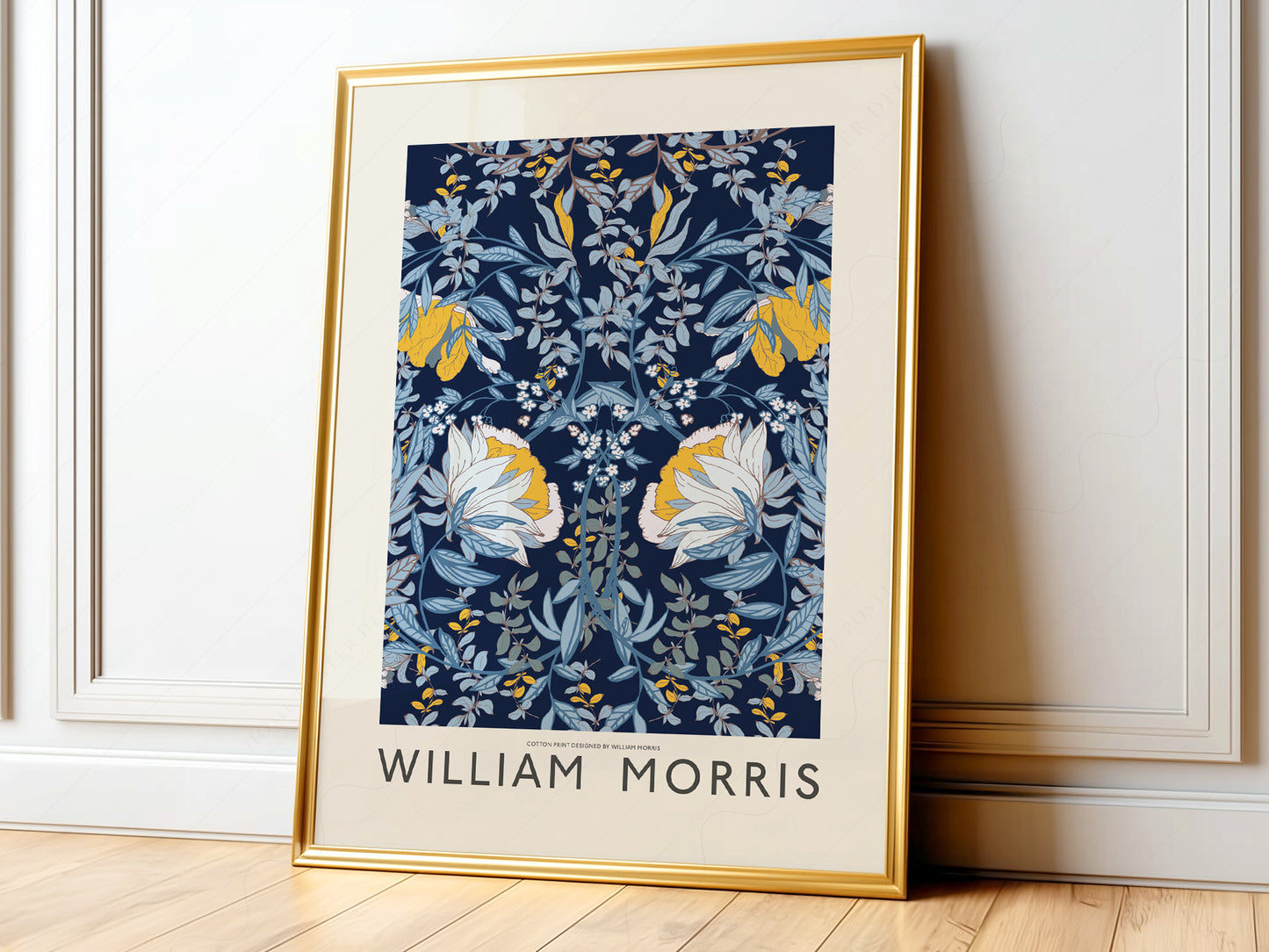 William Morris, Blue Floral Wall Art, Fine Art Prints