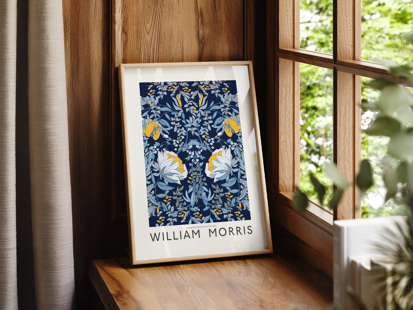 William Morris, Blue Floral Wall Art, Fine Art Prints