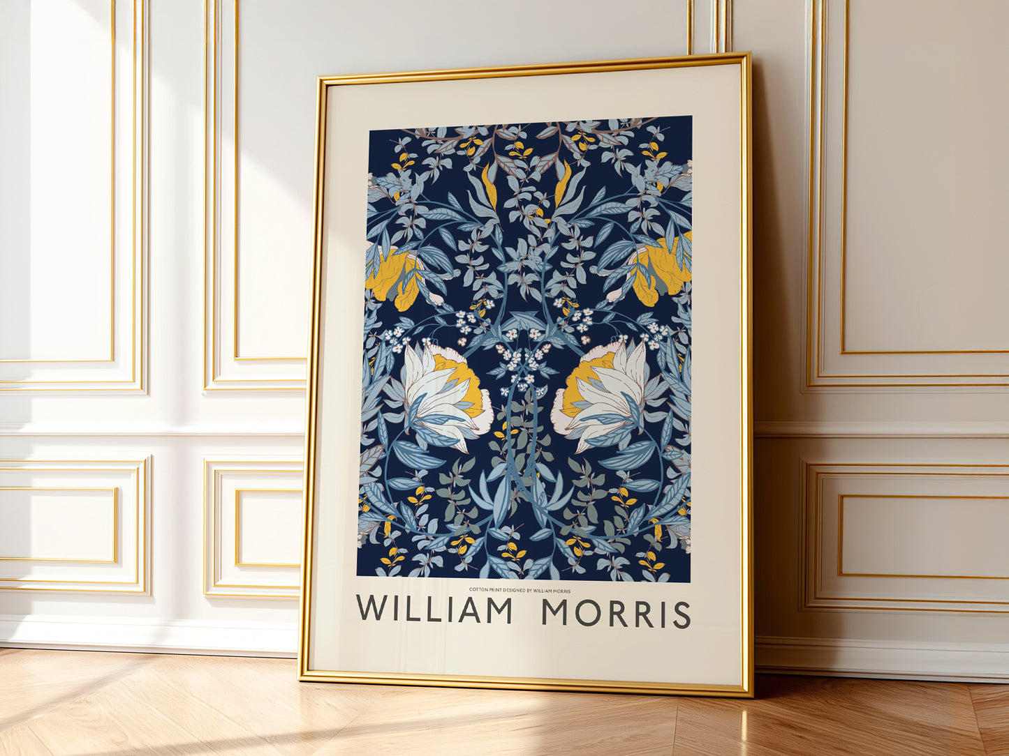William Morris, Blue Floral Wall Art, Fine Art Prints