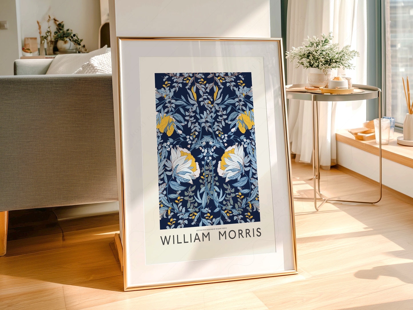 William Morris, Blue Floral Wall Art, Fine Art Prints