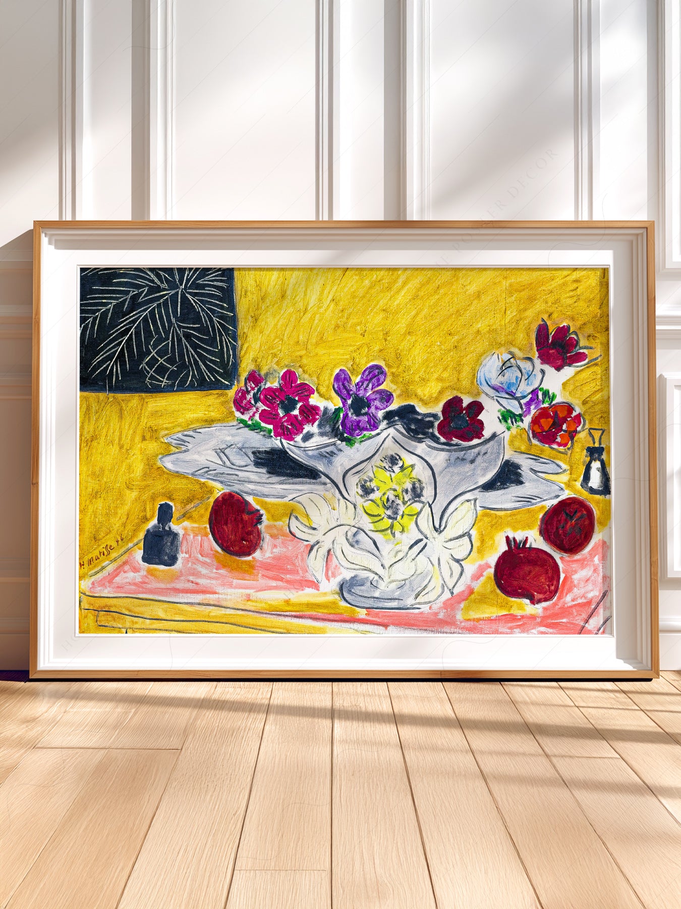 Henri Matisse Anemones and Grenades Art Print – Vibrant Still Life Poster
