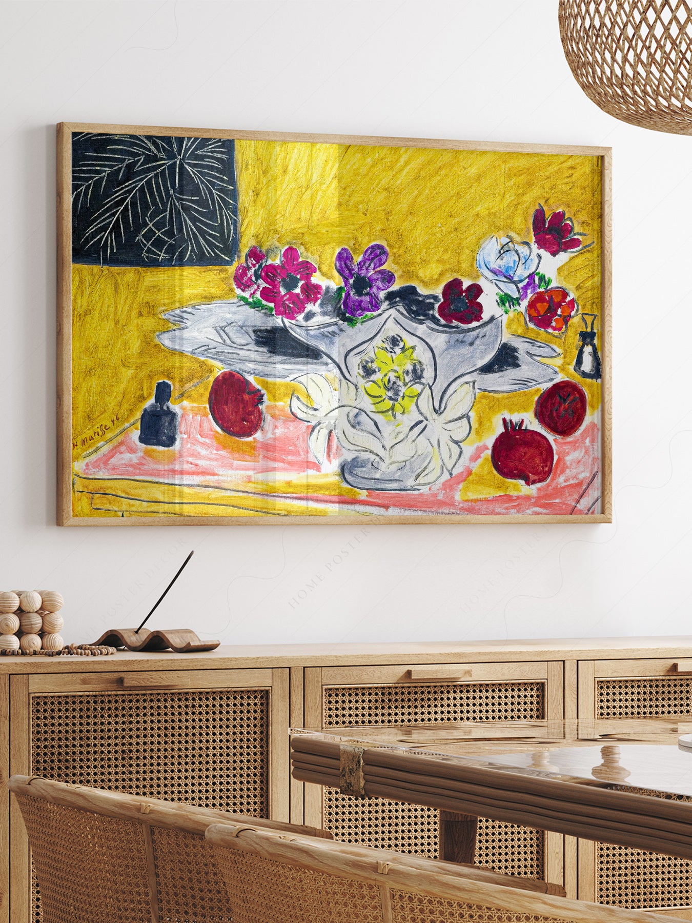 Henri Matisse Anemones and Grenades Art Print – archival paper art print