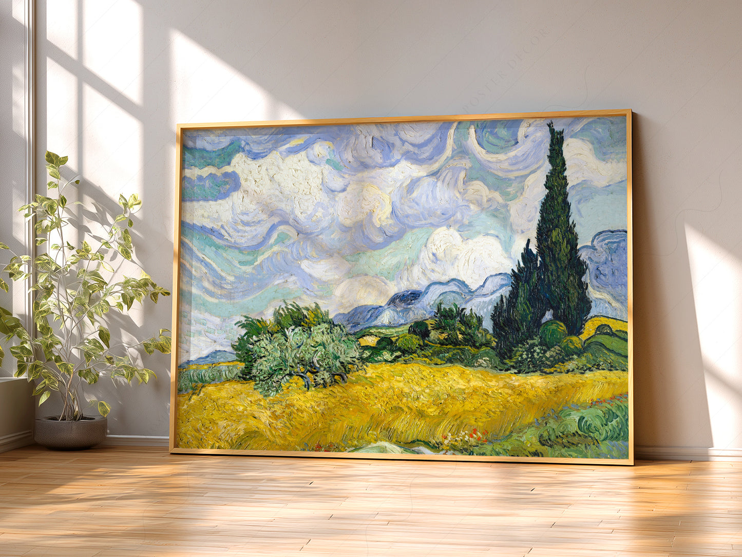 Vincent Van Gogh, Wheat Fields with Cypresses