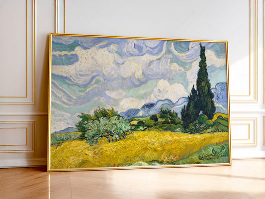 Vincent Van Gogh, Wheat Fields with Cypresses