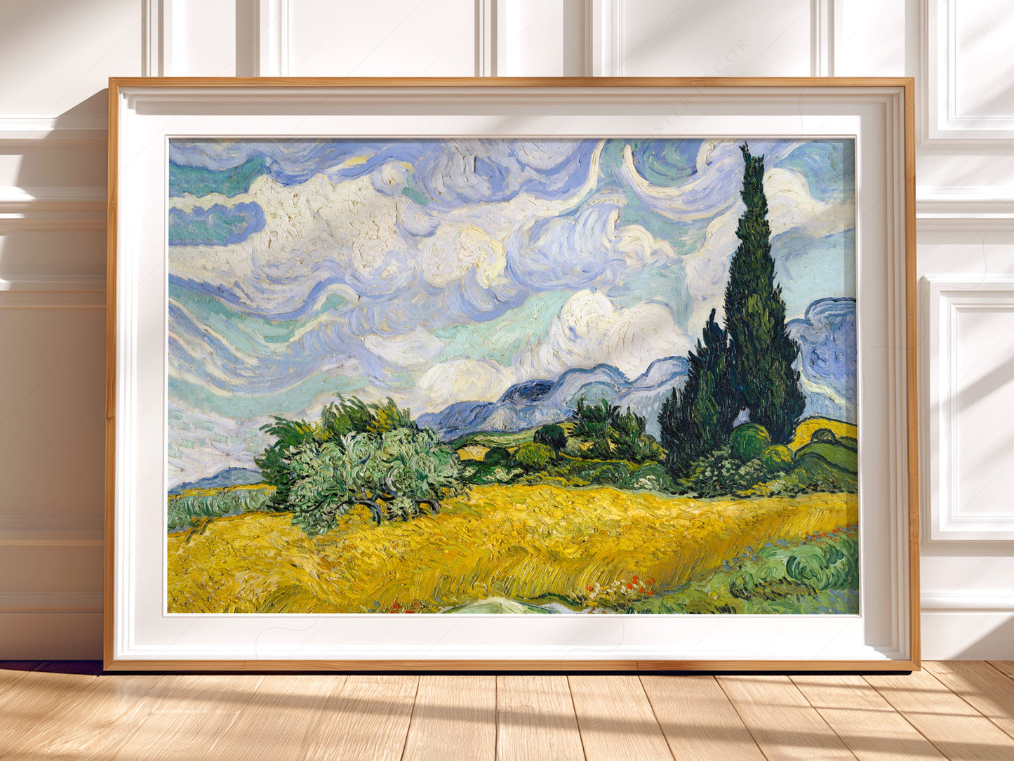 Vincent Van Gogh, Wheat Fields with Cypresses