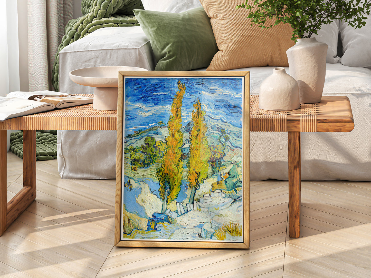 Van Gogh Art, The Poplars