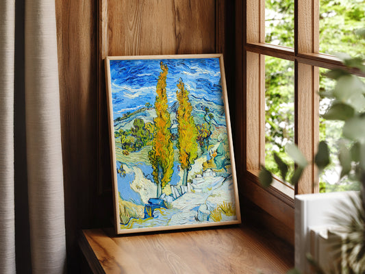 Van Gogh Art, The Poplars