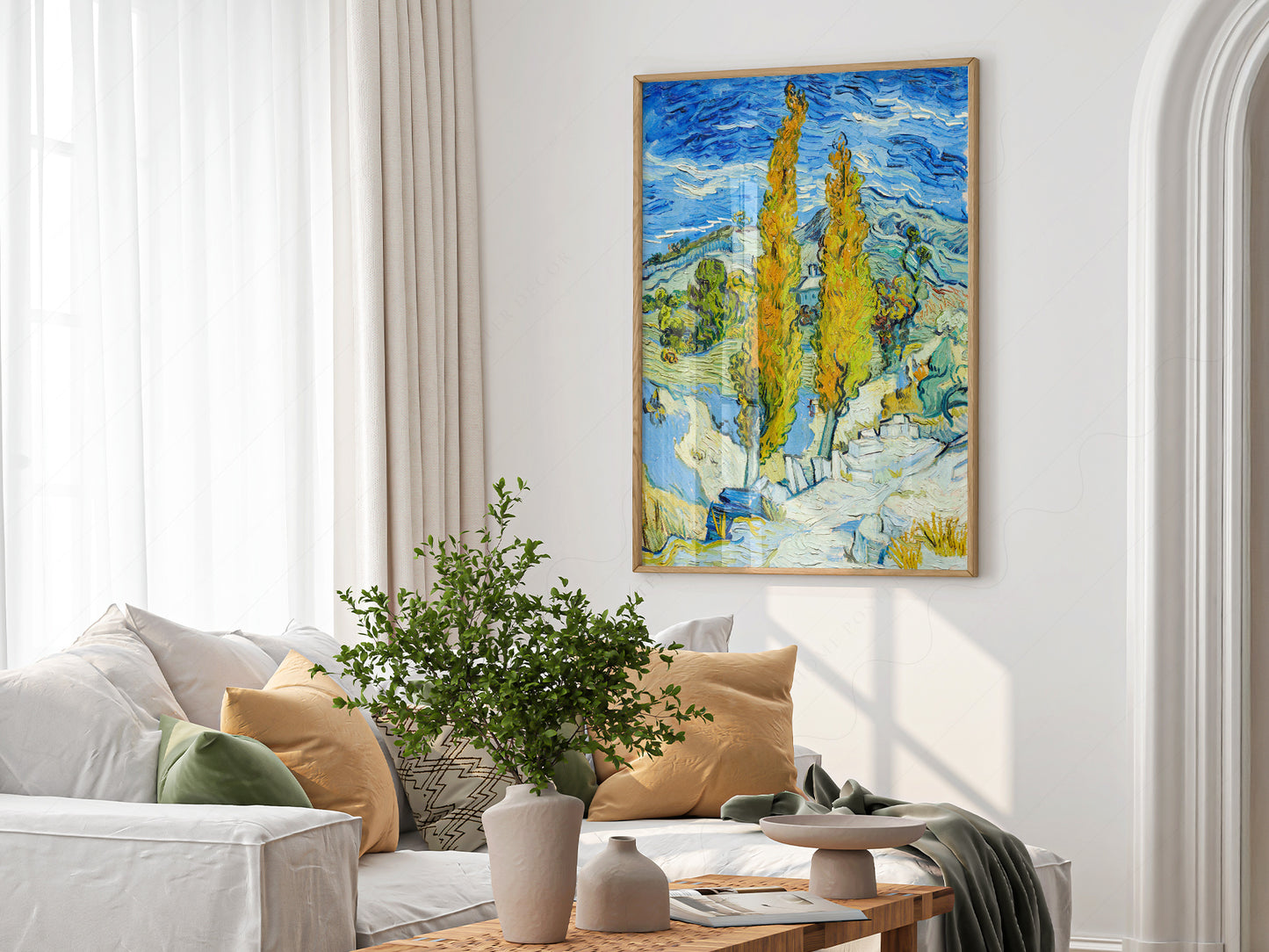 Van Gogh Art, The Poplars