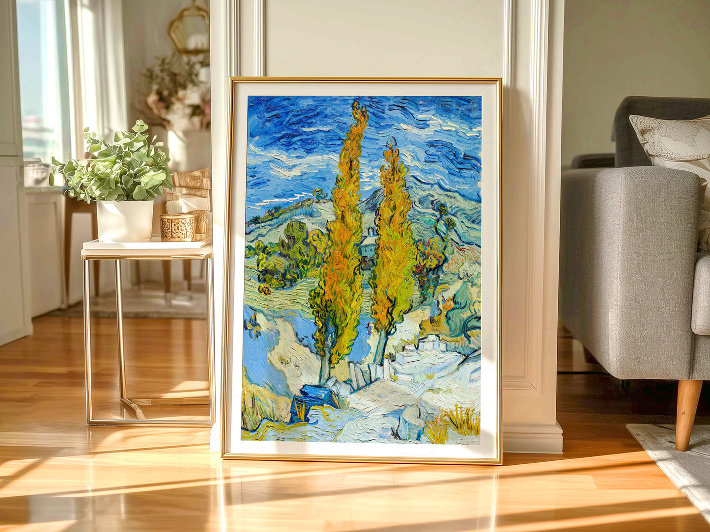 Van Gogh Art, The Poplars