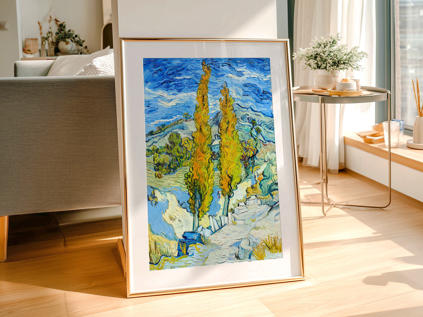 Van Gogh Art, The Poplars