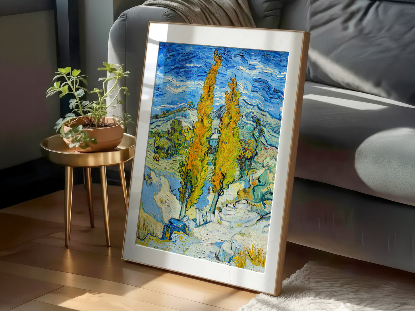 Van Gogh Art, The Poplars