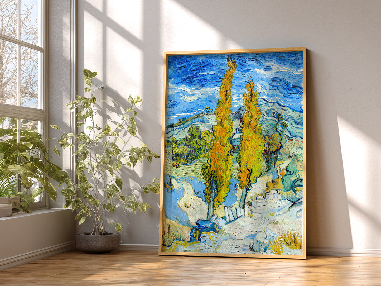 Van Gogh Art, The Poplars