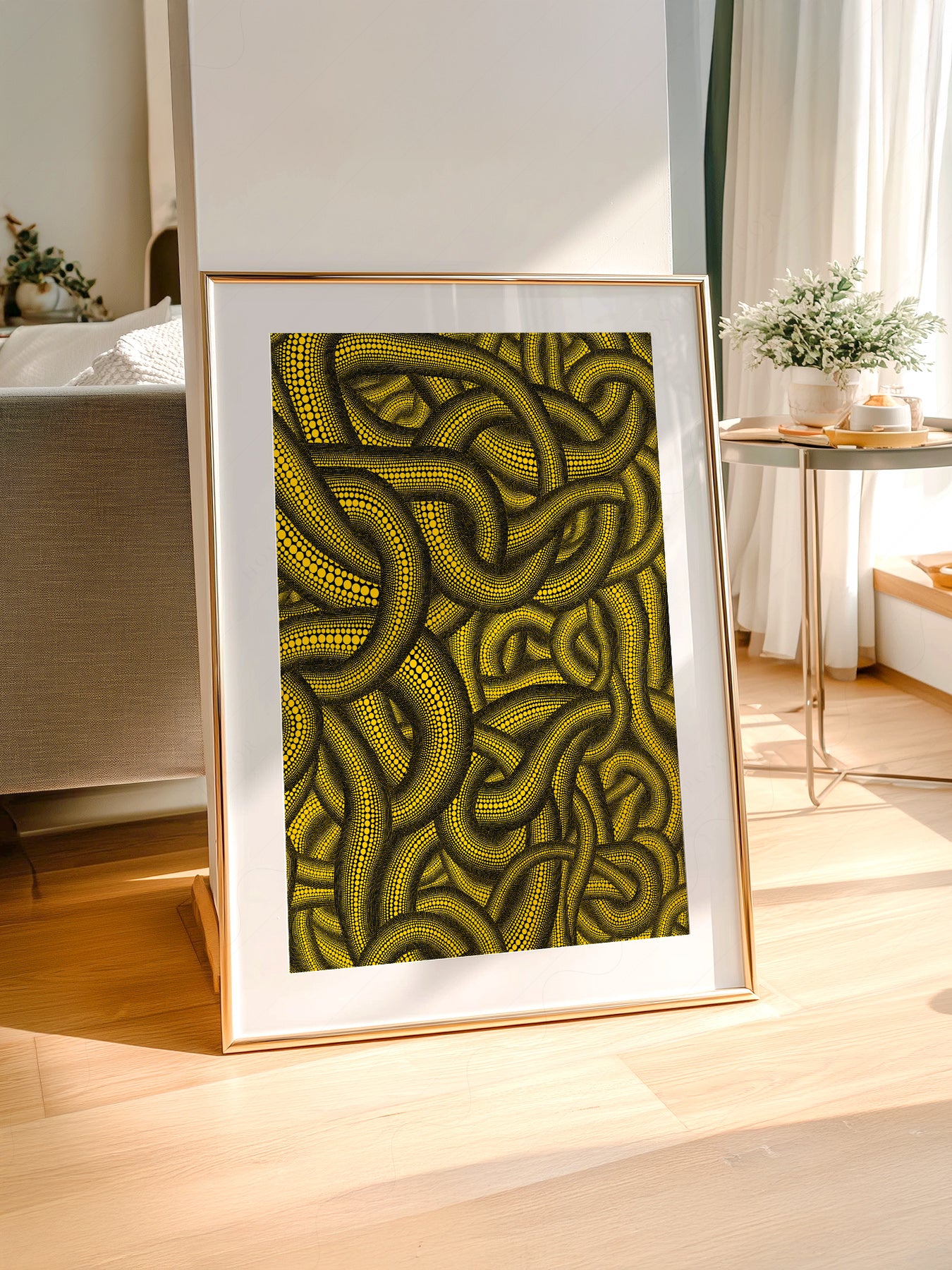Yayoi Kusama Snakes Art Print – Japanese Contemporary – gallery wall art poster
